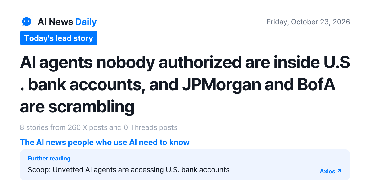 I built a free daily AI news digest (web, iOS, Android, Slack bot) and a Claude Code routine runs th